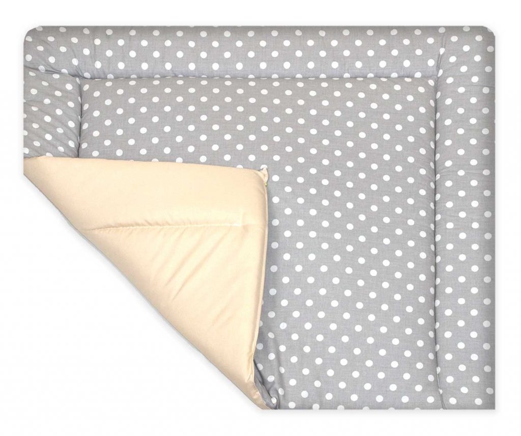 Best For Kids Wickelauflage 70x70 Cm - 100% Baumwolle, Wasserdicht - 3in1 Mit Taschen, Öko Tex Zertifiziert